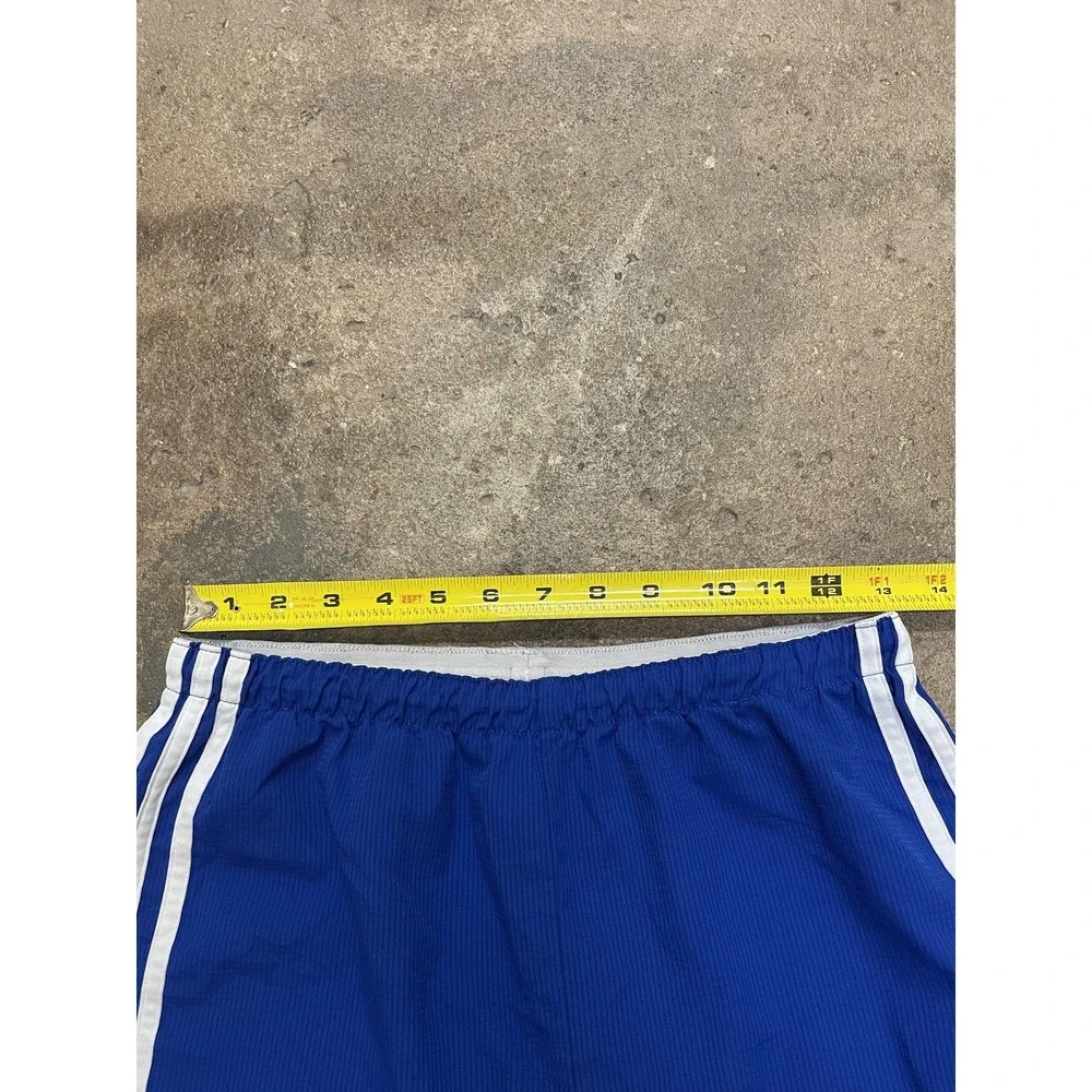 Adidas Shorts Youth 14 Blue 3-Stripes Adizero Athletic Soccer Running Gym‎